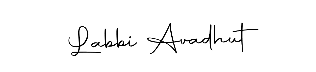 Create a beautiful signature design for name Labbi Avadhut. With this signature (Autography-DOLnW) fonts, you can make a handwritten signature for free. Labbi Avadhut signature style 10 images and pictures png