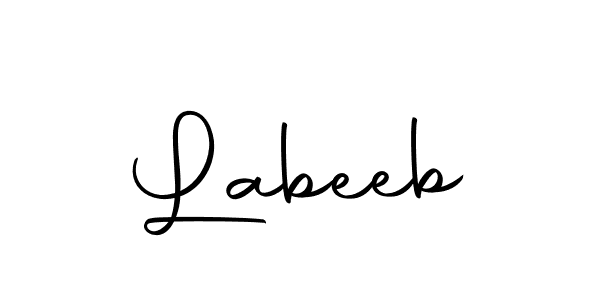 You should practise on your own different ways (Autography-DOLnW) to write your name (Labeeb) in signature. don't let someone else do it for you. Labeeb signature style 10 images and pictures png