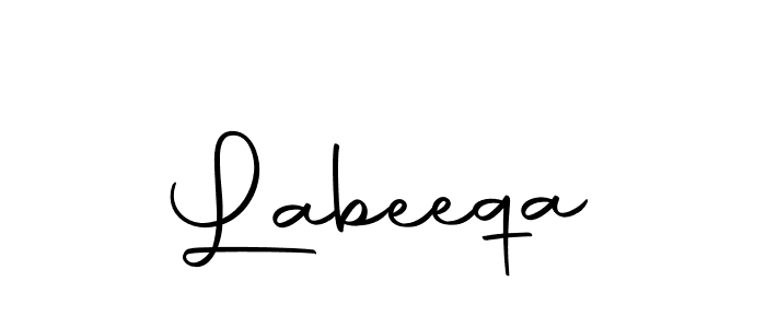 The best way (Autography-DOLnW) to make a short signature is to pick only two or three words in your name. The name Labeeqa include a total of six letters. For converting this name. Labeeqa signature style 10 images and pictures png
