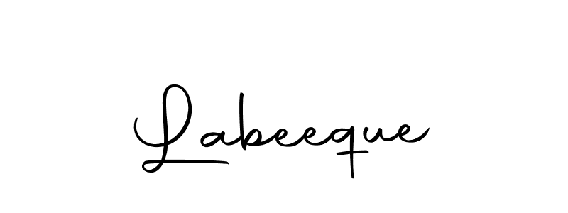 Design your own signature with our free online signature maker. With this signature software, you can create a handwritten (Autography-DOLnW) signature for name Labeeque. Labeeque signature style 10 images and pictures png