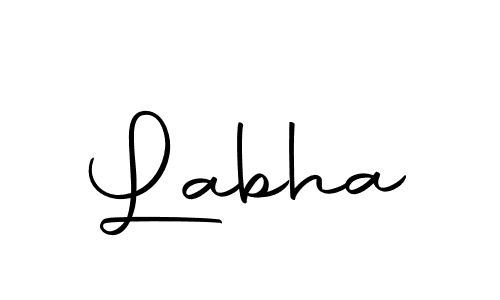 How to make Labha name signature. Use Autography-DOLnW style for creating short signs online. This is the latest handwritten sign. Labha signature style 10 images and pictures png