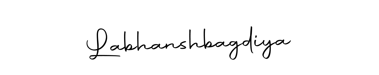 Also we have Labhanshbagdiya name is the best signature style. Create professional handwritten signature collection using Autography-DOLnW autograph style. Labhanshbagdiya signature style 10 images and pictures png