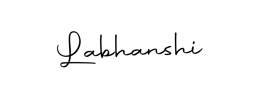 The best way (Autography-DOLnW) to make a short signature is to pick only two or three words in your name. The name Labhanshi include a total of six letters. For converting this name. Labhanshi signature style 10 images and pictures png