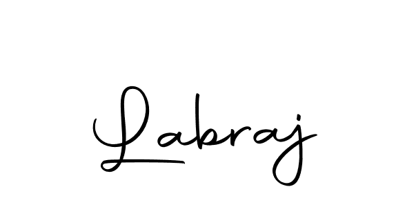 Design your own signature with our free online signature maker. With this signature software, you can create a handwritten (Autography-DOLnW) signature for name Labraj. Labraj signature style 10 images and pictures png