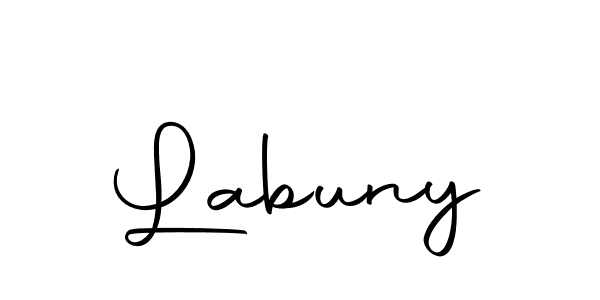 Make a beautiful signature design for name Labuny. With this signature (Autography-DOLnW) style, you can create a handwritten signature for free. Labuny signature style 10 images and pictures png