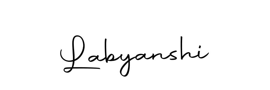 Design your own signature with our free online signature maker. With this signature software, you can create a handwritten (Autography-DOLnW) signature for name Labyanshi. Labyanshi signature style 10 images and pictures png