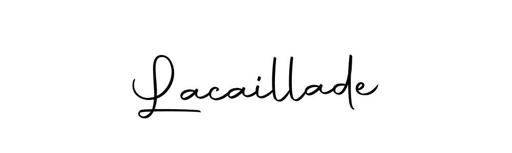 You should practise on your own different ways (Autography-DOLnW) to write your name (Lacaillade) in signature. don't let someone else do it for you. Lacaillade signature style 10 images and pictures png