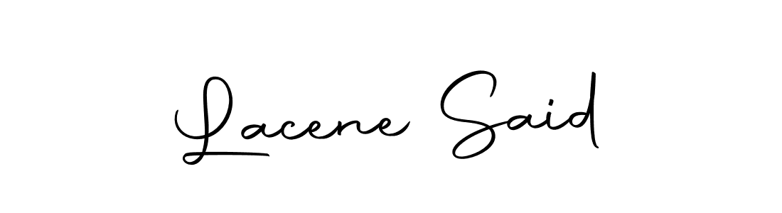 Lacene Said stylish signature style. Best Handwritten Sign (Autography-DOLnW) for my name. Handwritten Signature Collection Ideas for my name Lacene Said. Lacene Said signature style 10 images and pictures png