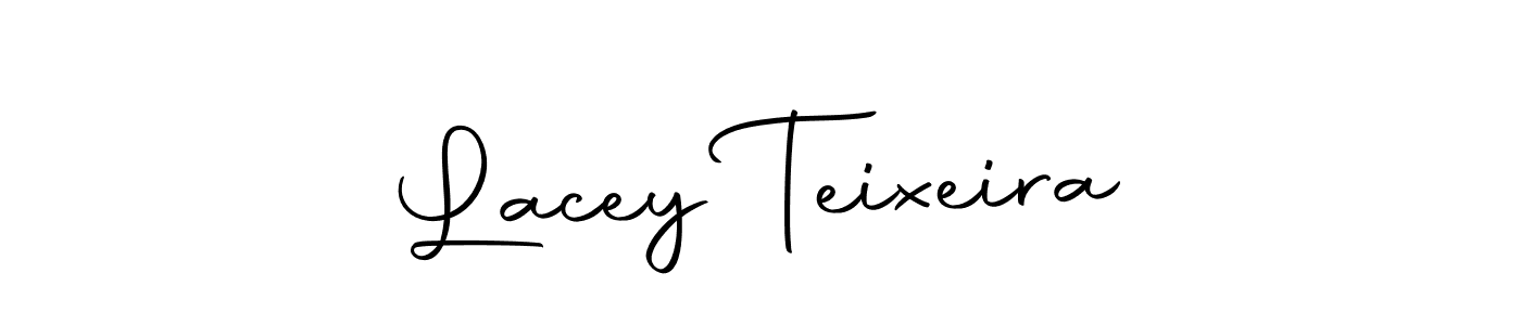 You should practise on your own different ways (Autography-DOLnW) to write your name (Lacey Teixeira) in signature. don't let someone else do it for you. Lacey Teixeira signature style 10 images and pictures png