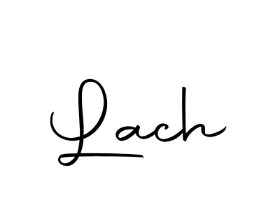 if you are searching for the best signature style for your name Lach. so please give up your signature search. here we have designed multiple signature styles  using Autography-DOLnW. Lach signature style 10 images and pictures png