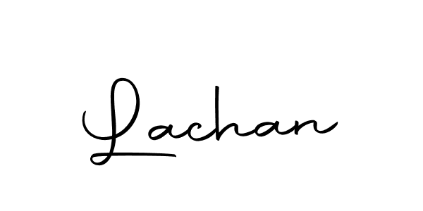 Design your own signature with our free online signature maker. With this signature software, you can create a handwritten (Autography-DOLnW) signature for name Lachan. Lachan signature style 10 images and pictures png