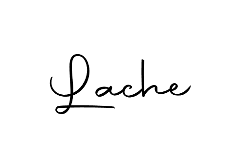 Create a beautiful signature design for name Lache. With this signature (Autography-DOLnW) fonts, you can make a handwritten signature for free. Lache signature style 10 images and pictures png