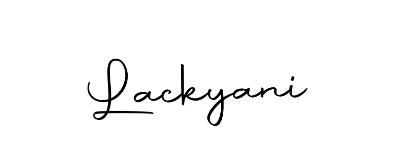 Make a beautiful signature design for name Lackyani. With this signature (Autography-DOLnW) style, you can create a handwritten signature for free. Lackyani signature style 10 images and pictures png