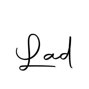 You should practise on your own different ways (Autography-DOLnW) to write your name (Lad) in signature. don't let someone else do it for you. Lad signature style 10 images and pictures png