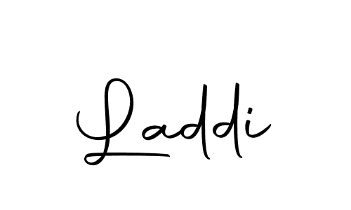 Use a signature maker to create a handwritten signature online. With this signature software, you can design (Autography-DOLnW) your own signature for name Laddi. Laddi signature style 10 images and pictures png