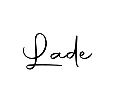 How to make Lade name signature. Use Autography-DOLnW style for creating short signs online. This is the latest handwritten sign. Lade signature style 10 images and pictures png