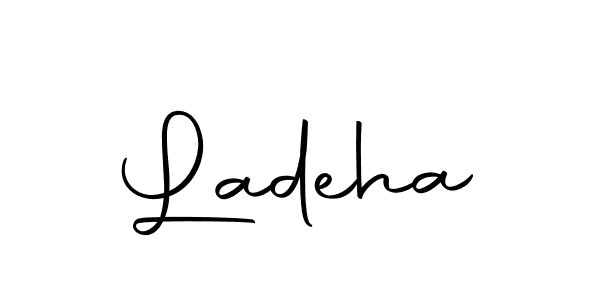 Make a short Ladeha signature style. Manage your documents anywhere anytime using Autography-DOLnW. Create and add eSignatures, submit forms, share and send files easily. Ladeha signature style 10 images and pictures png