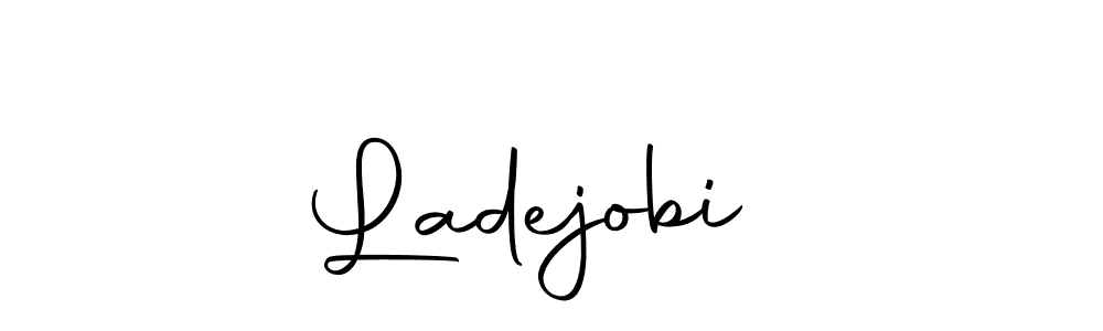 You should practise on your own different ways (Autography-DOLnW) to write your name (Ladejobi  ) in signature. don't let someone else do it for you. Ladejobi   signature style 10 images and pictures png