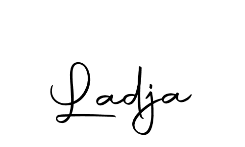 Make a beautiful signature design for name Ladja. With this signature (Autography-DOLnW) style, you can create a handwritten signature for free. Ladja signature style 10 images and pictures png