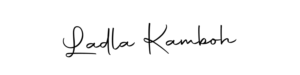 Autography-DOLnW is a professional signature style that is perfect for those who want to add a touch of class to their signature. It is also a great choice for those who want to make their signature more unique. Get Ladla Kamboh name to fancy signature for free. Ladla Kamboh signature style 10 images and pictures png