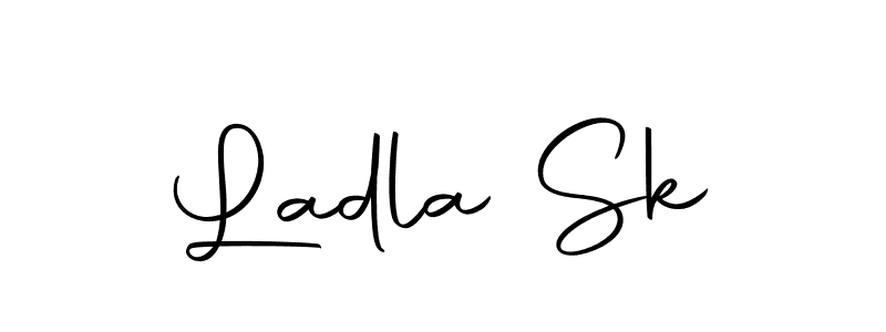 You can use this online signature creator to create a handwritten signature for the name Ladla Sk. This is the best online autograph maker. Ladla Sk signature style 10 images and pictures png