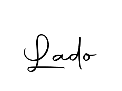 Design your own signature with our free online signature maker. With this signature software, you can create a handwritten (Autography-DOLnW) signature for name Lado. Lado signature style 10 images and pictures png