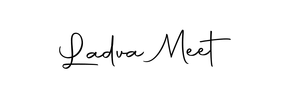 if you are searching for the best signature style for your name Ladva Meet. so please give up your signature search. here we have designed multiple signature styles  using Autography-DOLnW. Ladva Meet signature style 10 images and pictures png