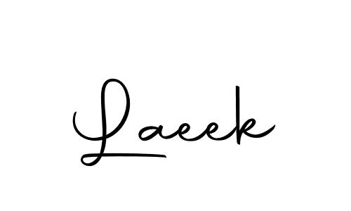 Design your own signature with our free online signature maker. With this signature software, you can create a handwritten (Autography-DOLnW) signature for name Laeek. Laeek signature style 10 images and pictures png