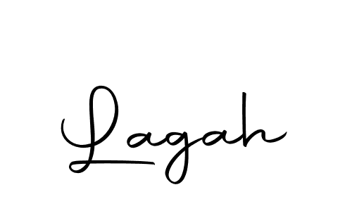 Make a beautiful signature design for name Lagah. With this signature (Autography-DOLnW) style, you can create a handwritten signature for free. Lagah signature style 10 images and pictures png