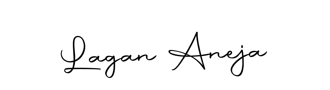 You should practise on your own different ways (Autography-DOLnW) to write your name (Lagan Aneja) in signature. don't let someone else do it for you. Lagan Aneja signature style 10 images and pictures png