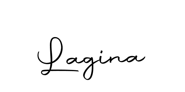 Create a beautiful signature design for name Lagina. With this signature (Autography-DOLnW) fonts, you can make a handwritten signature for free. Lagina signature style 10 images and pictures png