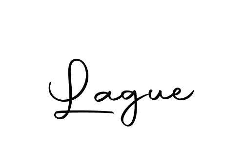 Create a beautiful signature design for name Lague. With this signature (Autography-DOLnW) fonts, you can make a handwritten signature for free. Lague signature style 10 images and pictures png