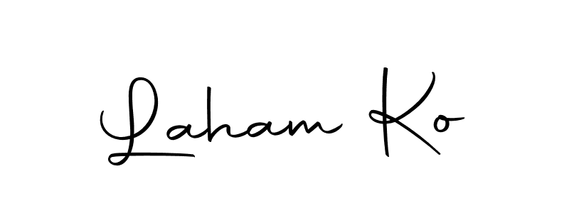 Make a beautiful signature design for name Laham Ko. With this signature (Autography-DOLnW) style, you can create a handwritten signature for free. Laham Ko signature style 10 images and pictures png