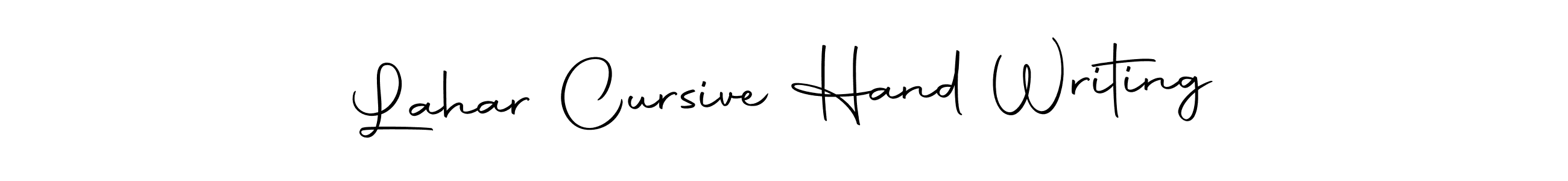 Make a beautiful signature design for name Lahar Cursive Hand Writing. With this signature (Autography-DOLnW) style, you can create a handwritten signature for free. Lahar Cursive Hand Writing signature style 10 images and pictures png