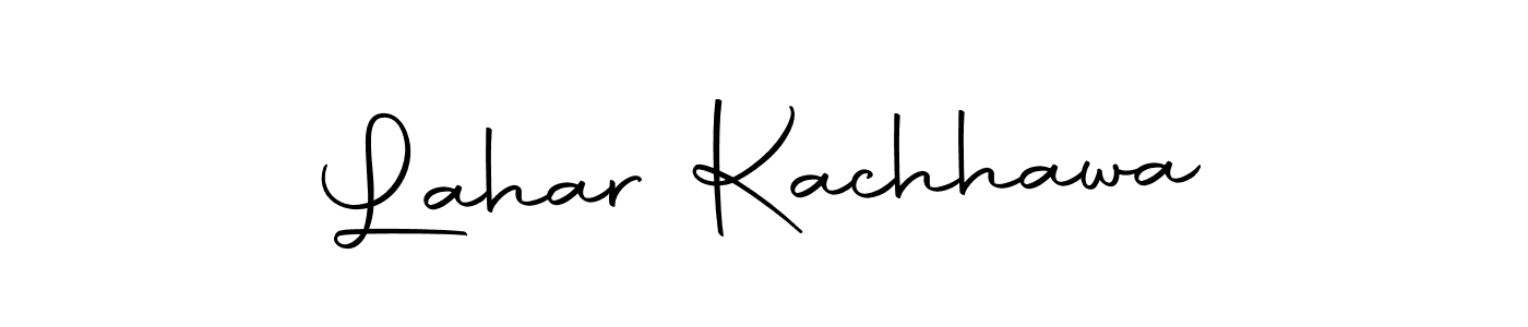 if you are searching for the best signature style for your name Lahar Kachhawa. so please give up your signature search. here we have designed multiple signature styles  using Autography-DOLnW. Lahar Kachhawa signature style 10 images and pictures png