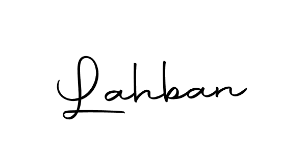 How to make Lahban name signature. Use Autography-DOLnW style for creating short signs online. This is the latest handwritten sign. Lahban signature style 10 images and pictures png