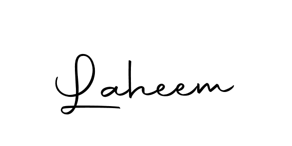Create a beautiful signature design for name Laheem. With this signature (Autography-DOLnW) fonts, you can make a handwritten signature for free. Laheem signature style 10 images and pictures png