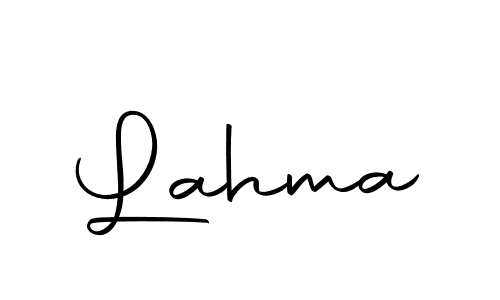 You should practise on your own different ways (Autography-DOLnW) to write your name (Lahma) in signature. don't let someone else do it for you. Lahma signature style 10 images and pictures png