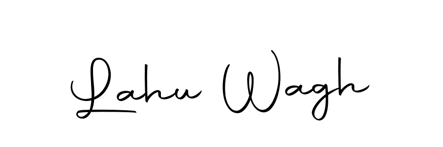 You should practise on your own different ways (Autography-DOLnW) to write your name (Lahu Wagh) in signature. don't let someone else do it for you. Lahu Wagh signature style 10 images and pictures png