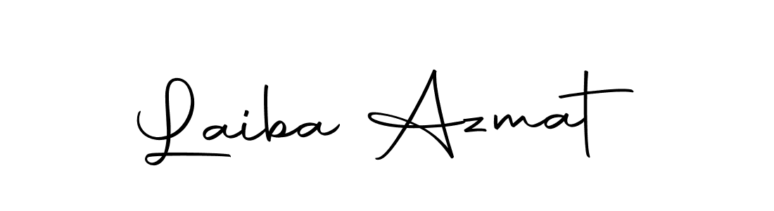 Laiba Azmat stylish signature style. Best Handwritten Sign (Autography-DOLnW) for my name. Handwritten Signature Collection Ideas for my name Laiba Azmat. Laiba Azmat signature style 10 images and pictures png