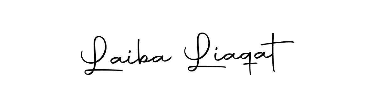 Create a beautiful signature design for name Laiba Liaqat. With this signature (Autography-DOLnW) fonts, you can make a handwritten signature for free. Laiba Liaqat signature style 10 images and pictures png