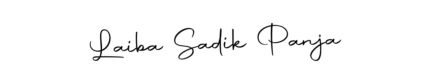 How to make Laiba Sadik Panja signature? Autography-DOLnW is a professional autograph style. Create handwritten signature for Laiba Sadik Panja name. Laiba Sadik Panja signature style 10 images and pictures png