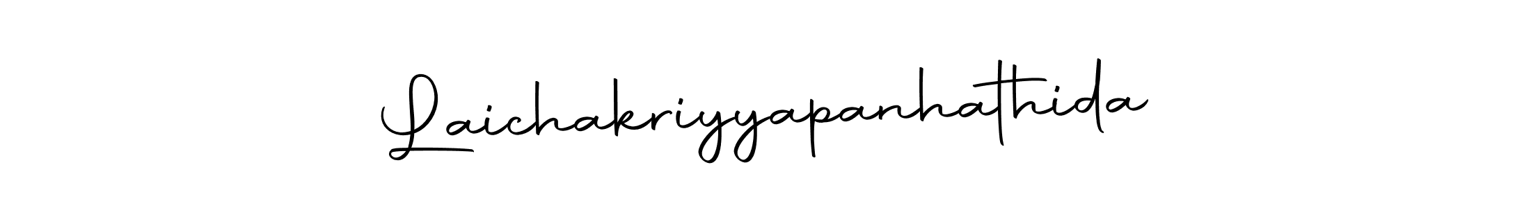 Design your own signature with our free online signature maker. With this signature software, you can create a handwritten (Autography-DOLnW) signature for name Laichakriyyapanhathida. Laichakriyyapanhathida signature style 10 images and pictures png