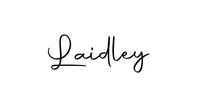 Use a signature maker to create a handwritten signature online. With this signature software, you can design (Autography-DOLnW) your own signature for name Laidley. Laidley signature style 10 images and pictures png