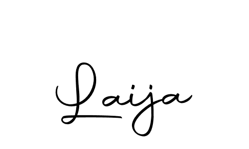 Design your own signature with our free online signature maker. With this signature software, you can create a handwritten (Autography-DOLnW) signature for name Laija. Laija signature style 10 images and pictures png
