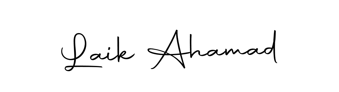 Make a beautiful signature design for name Laik Ahamad. Use this online signature maker to create a handwritten signature for free. Laik Ahamad signature style 10 images and pictures png