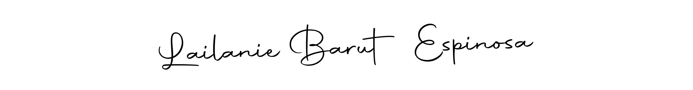 The best way (Autography-DOLnW) to make a short signature is to pick only two or three words in your name. The name Lailanie Barut Espinosa include a total of six letters. For converting this name. Lailanie Barut Espinosa signature style 10 images and pictures png