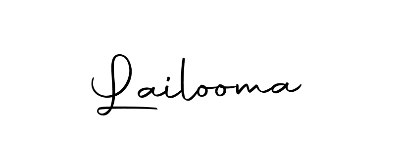 Create a beautiful signature design for name Lailooma. With this signature (Autography-DOLnW) fonts, you can make a handwritten signature for free. Lailooma signature style 10 images and pictures png