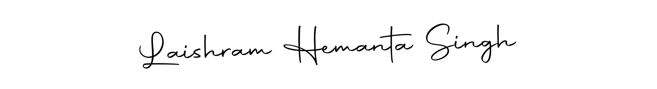 Use a signature maker to create a handwritten signature online. With this signature software, you can design (Autography-DOLnW) your own signature for name Laishram Hemanta Singh. Laishram Hemanta Singh signature style 10 images and pictures png
