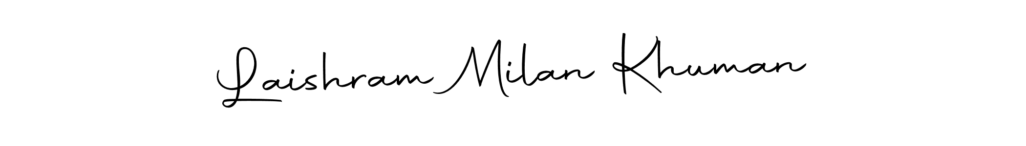 Similarly Autography-DOLnW is the best handwritten signature design. Signature creator online .You can use it as an online autograph creator for name Laishram Milan Khuman. Laishram Milan Khuman signature style 10 images and pictures png